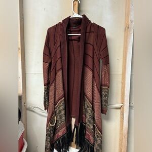 Women’s cute cardigan burgundy